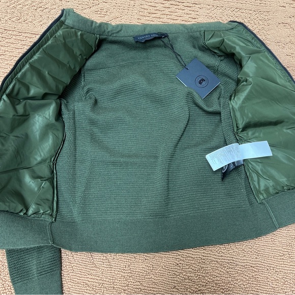 Canada Goose Black Label Hybridge Dark Sage Wool Jacket Size XS Nee without tag - Picture 7 of 11